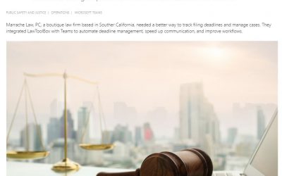 Microsoft Office Customer Story – Teams for Legal