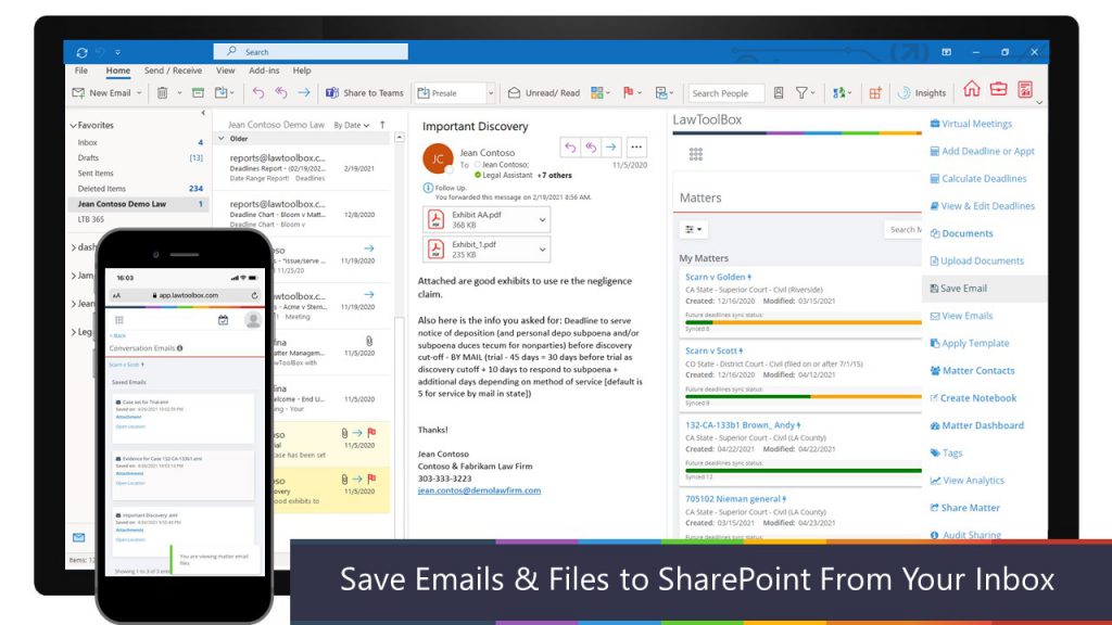 Microsoft 365 Legal Calendaring and Case Management | LawToolBox